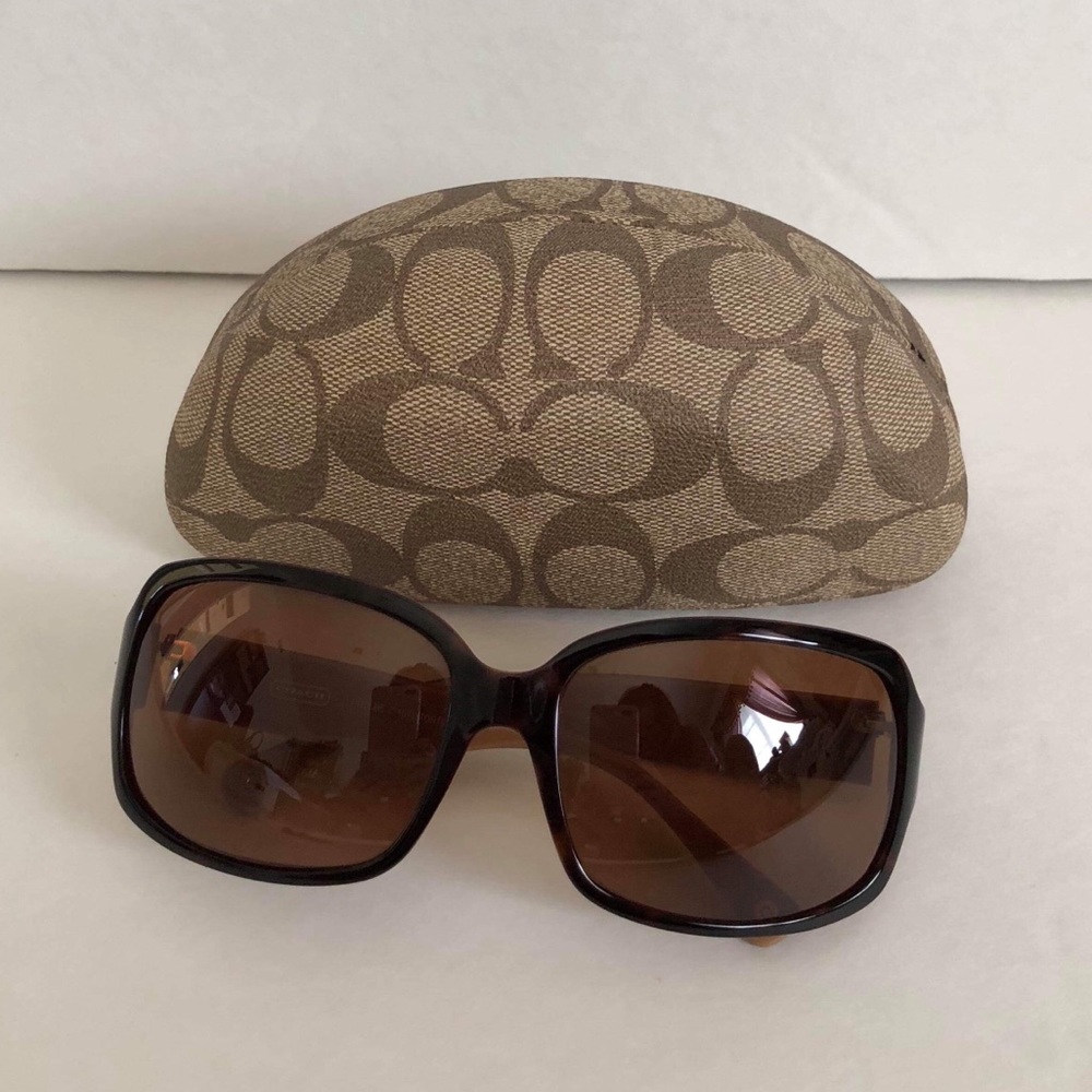 Coach Sunglasses Tortoise/Tan/Black (Phoebe S491)